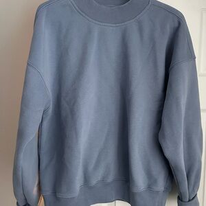 Abercrombie & Fitch Classic Blue Crew Neck Sweater